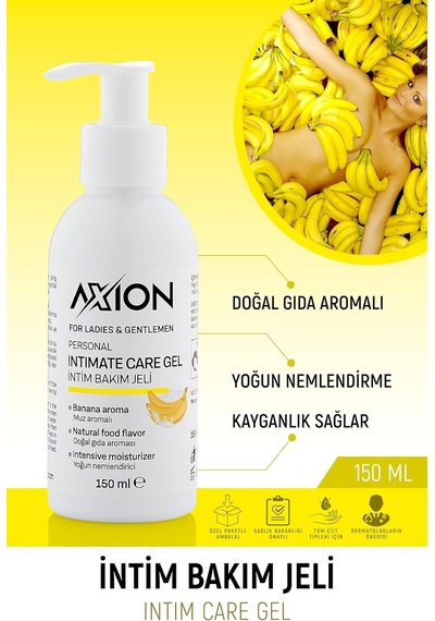 Kayganlaştırıcı Muz Aromalı - Intim Bakım Jeli - 150 Ml