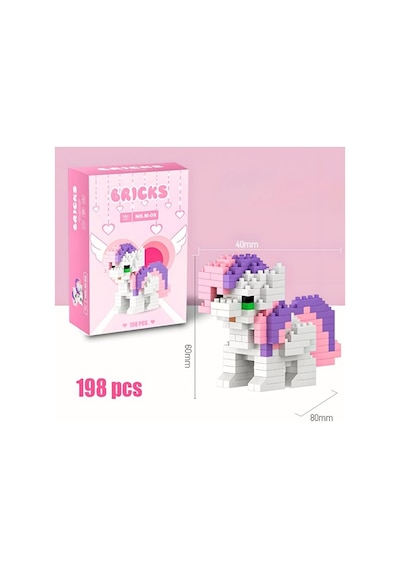 Brıcks Pony Yapı Blok Seti 2 Li Sweetie Belle & Applebloom Pony Figür Hobi Koleksiyon