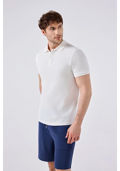 Ellesse Erkek Polo Yaka T Shirt 6sm5018-of Beyaz