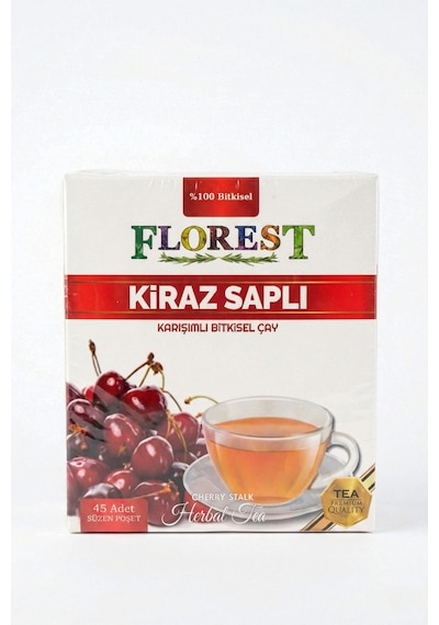 Kiraz Saplı Karışımlı Bitkisel Çay 45'li Süzen Poşet Rezene Lavanta Papatya İçerikli - 890409072