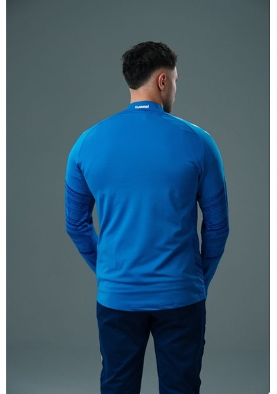Hummel Line Antrenman Eşofman Üstü Sax Mavi