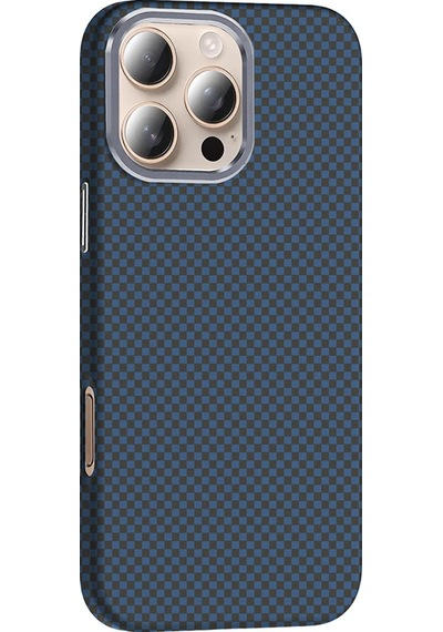 Apple Uyumlu iPhone 16 Pro Max Kılıf M-safe Şarj Özellikli Karbon Fiber Görünümlü Zore Gros Kapak
