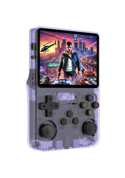R36s Retro Oyun Konsolu 3.5" Ips Ekranlı, 15.000+ Oyunlu, 64gb Destekli Taşınabilir Mini Arcade Mo