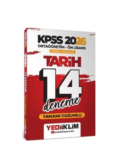 Kpss Tarih Ortaöğretim Ön Lisans Genel Kültür Tamamı Çözümlü 14 Deneme 2026