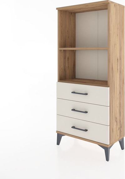 Hyperion Dolap 2 Raflı 3 Çekmeceli 60x44x134 Çam-aytaşı Atlas Çam
