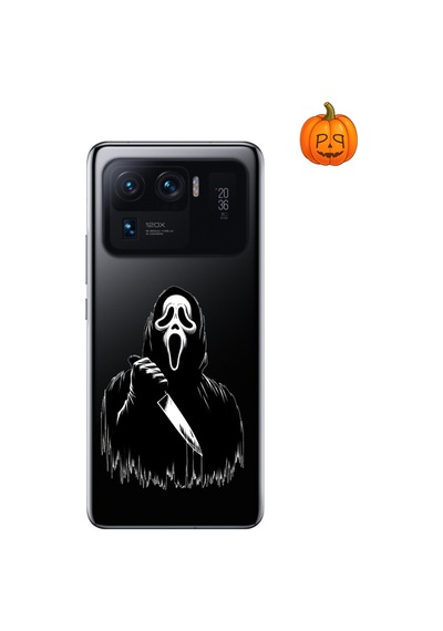 Dali Design Xiaomi Mi 11 Pro Uyumlu Şeffaf Kılıf Horror 3 Tasarımlı