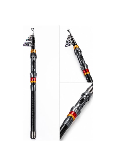 2.10m Cep Boy 42cm Teleskopik Karbon Olta Kamışı Standart