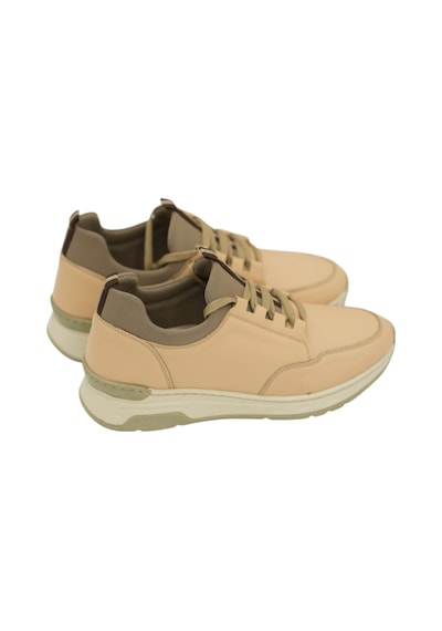 Dgn Kadın Bağcıklı Sneaker Bej
