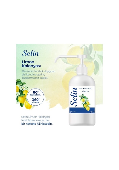 Selin Limon Kolonyası 1 Lt Sprey