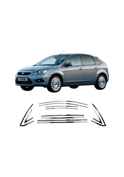 Ford Focus-2 Hb 2004-2010 16 Parça Cam Çerçevesi