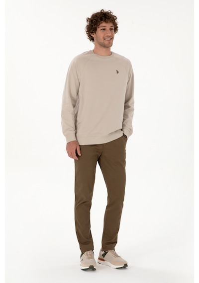U.s. Polo Assn. Erkek Haki Pantolon Kanvas-chino 50316831-vr027 Haki