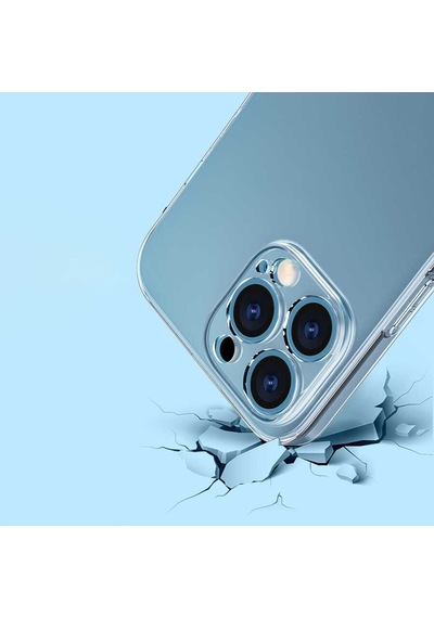 Apple Uyumlu iPhone 13 Pro Max Kılıf Şeffaf Sert Pc Zore Sararmayan Vayt Kapak