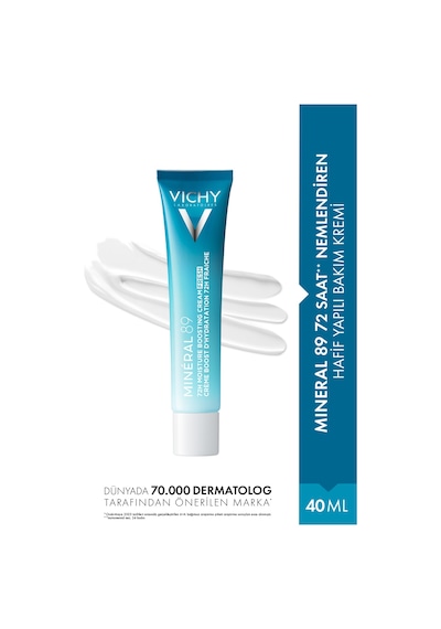 Vichy Mineral 89 72 Saat Nemlendiren Hafif Yapılı Yüz Bakım Kremi 40 Ml