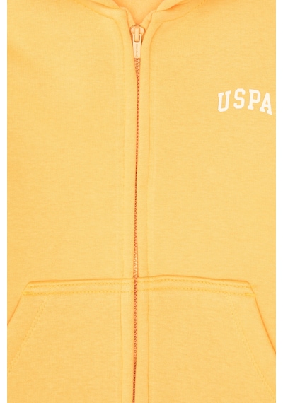 U.S. Polo Assn. Erkek Çocuk Mango Fermuarlı Kapüşonlu Sweatshirt 50313852-VR244