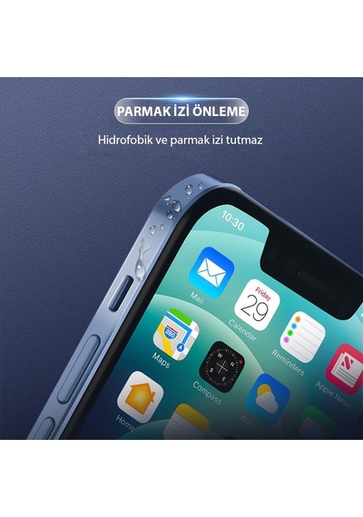 Ally Apple Uyumlu iPhone  14 Pro Max Hidrojel Hayalet Yan Alt Üst Kaplama Koru