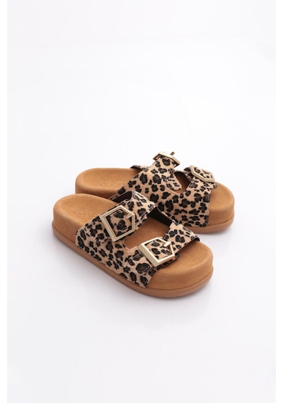 Dgn 8145 Kadin Terlik Leopar