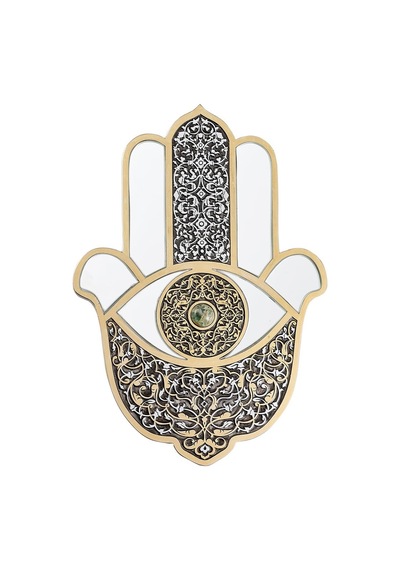 Pasabahce Yeşim Ana Eli Ayna 19.5x28 Cm - 1 Adet Cok Renkli