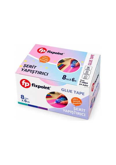 24 Adet Şerit Yapıştırıcı 6mtx8mm 5705