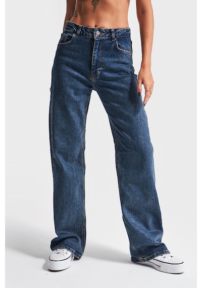 Itsbasic Kadın T.kot Rengi 1w48 Straight Fit Likralı Denim Kırmızı