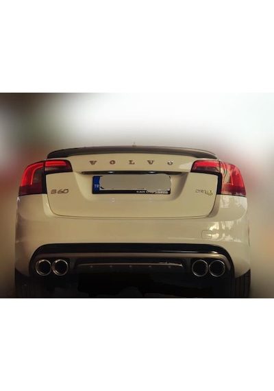 Volvo S60 2011- Düz Kasa X Arka Difüzör
