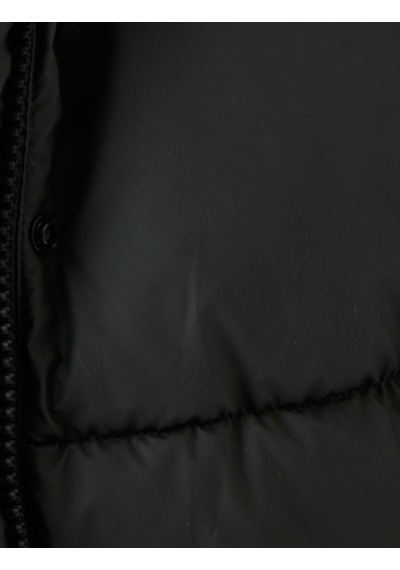 Koton Kapüşonlu Fermuarlı Cep Detaylı Kapitone Crop Şişme Mont Siyah 5wal20098ıw Siyah