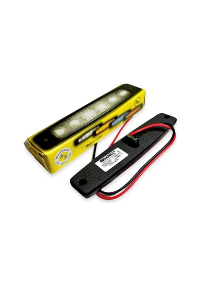 Ahmet Otomotiv Sanel 10 Adet 6 Ledli Kırmızı Parmak Led 24v Lamba Basamak Aydınlatma
