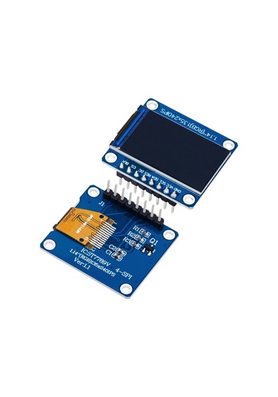 1.14 İnch St7789v Chip 135 240 Rgb Tft Ips 8 Pin Lcd Ekran Modülü
