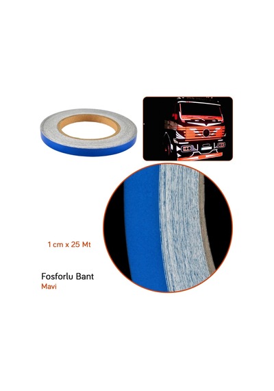 Carub Fosforlu Bant 1 Cm X 25 Mt Mavi Br2405104