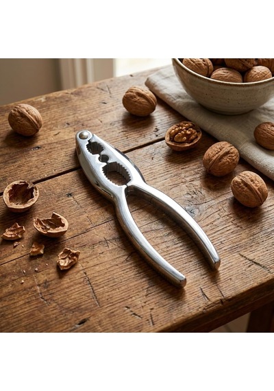 Paslanmaz Çelik Ceviz, Fındık Ve Badem Kıracağı Pense Şeklinde Ağır Ve Yüksek Kaliteli Malzeme Dayanıklı & Ergonomik Ceviz Ve Fındık Kırıcı 17 Cm Ea047