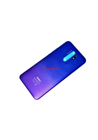 Redmi 9 Kasa Arka Pil Batarya Kapağı Mavi