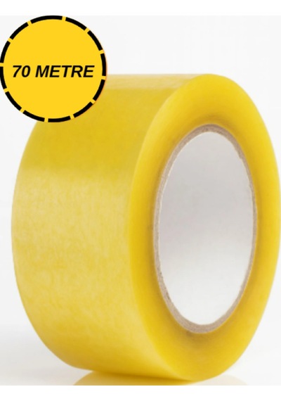 Koli Bandı 45 Mm X 70 Metre Şeffaf Güçlü Yapışkanlı Kopmayan Bant Diğer