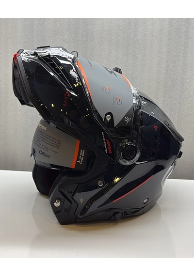 Axxıs Kask Fu409sv Ghostfıghter Sv D-29 C1 Parlak Siyah/beyaz