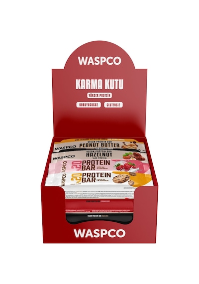Waspco Karma Protein Bar 40g x 10 Adet Waspco Karma Protein Bar 40g x 10 Adet