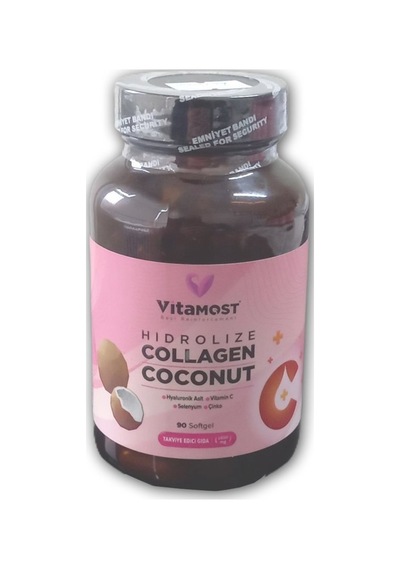 Vitamost Hidrolize Collagen Coconut 90 Softgel Kapsül