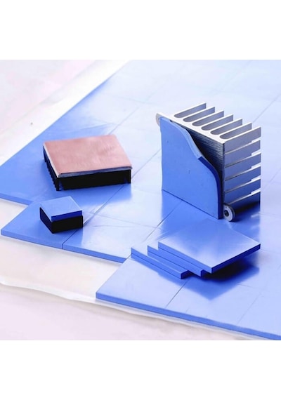 1.0Mm x 100 x 100Mm Chipset Soğutucu Termal Pad Ped 10 x 10Mm Kesilmiş