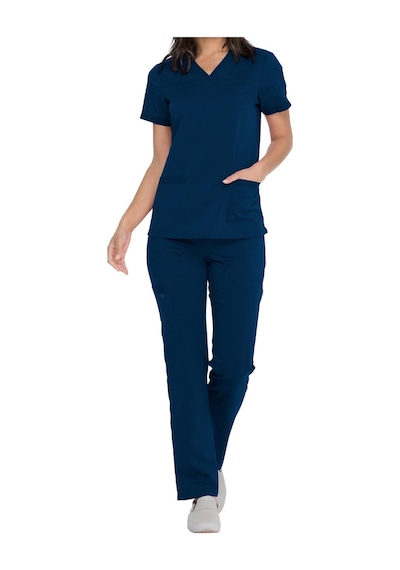 Dickies Balance Medikal Giyim Doktor Scrubs Cerrahi Takım Likralı Hastane Üniforması 001