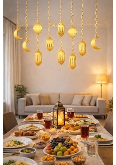 10&apos Lu Gold Ramazan Tavan Süsü, Ramazan Süsleri, Ramazan Tavan Süsü Ürünleri Ramazan Süsleri, Sahur İftar