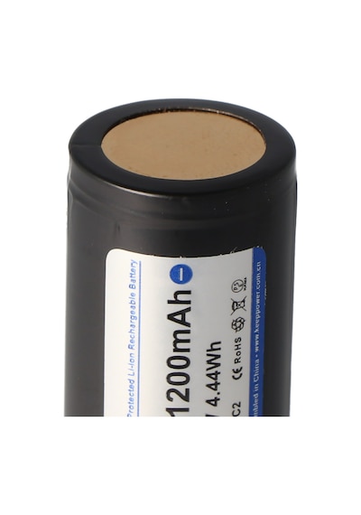 Keeppower 18350 - 1200mah, 3.6v - 3.7v Li-ion Pil Korumalı, Boyutlar Not Yaklaşık 39x18,6 Mm