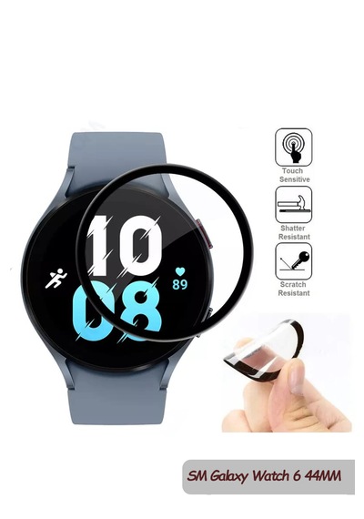 Samsung Galaxy Uyumlu Watch 6 44mm Ekran Koruyucu 3d Kavisli Full Kaplam