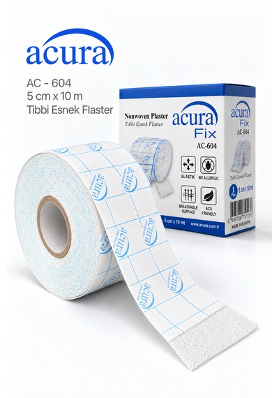 Ac-604 5cm X 10m Medikal Esnek Flaster