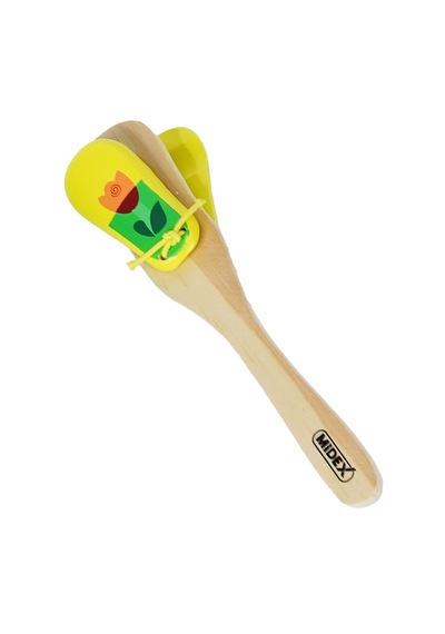Midex Orf-mrc-04yl Örf Aletleri Kaliteli Kastanyet Marakas Sarı