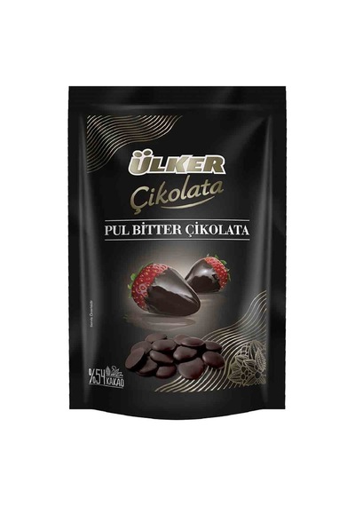 5 Adet Ülker Pul Çikolata %54 Bitter 100 G