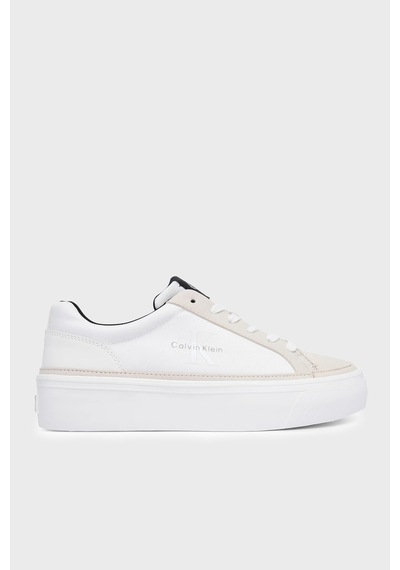 Calvin Klein Logolu Sneaker Ayakkabı Hw0hw0308601w Bayan Ayakkabı Hw0hw03086 01w Beyaz-siyah Calvin Klein Logolu Sneaker Ayakkabı Hw0hw0308601w Bayan Ayakkabı Hw0hw03086 01w Beyaz-siyah