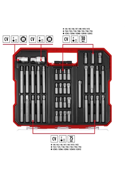 Einhell XL-CASE 40 Parça Bits Uç Seti - 49109032