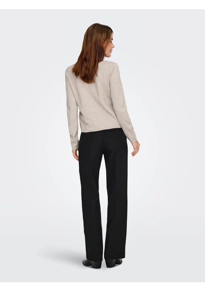 Only Onlloyal Knitted Bej Kadın Kazak 15368957