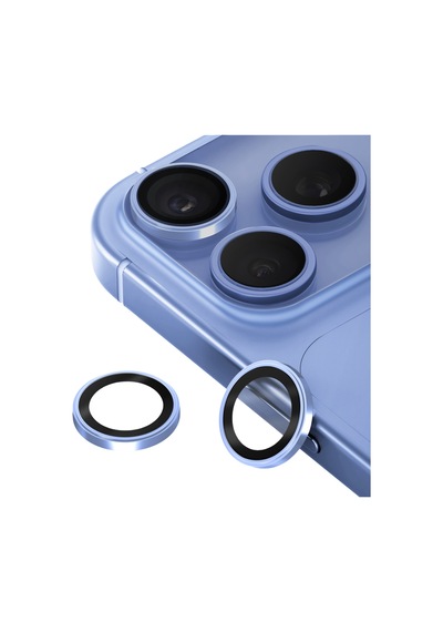 Apple İphone 18 Pro Max Bilvis Titan Kamera Lens - Açık Mavi