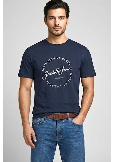 Jack & Jones Jjgrayson Erkek Tişört Lacivert