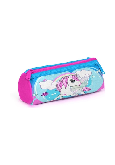Coral High Kids Mavi Neon Pembe Unicorn Desenli 3 Lü Okul Çanta Seti Set0123711