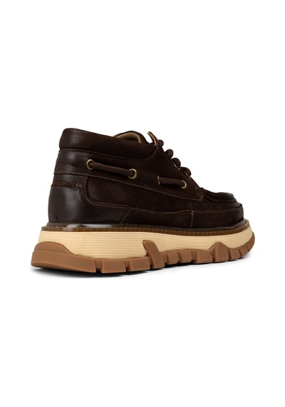 Deery Erkek Kahverengi Nubuk Sneaker - 25550mkhvc01 Kahverengi