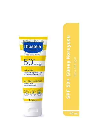 Spf 50+yüksek Koruma Yüz Vücut Güneş Koruyucu Suya Dayanıklı Bebek Çocuk Yetişkin 40ml